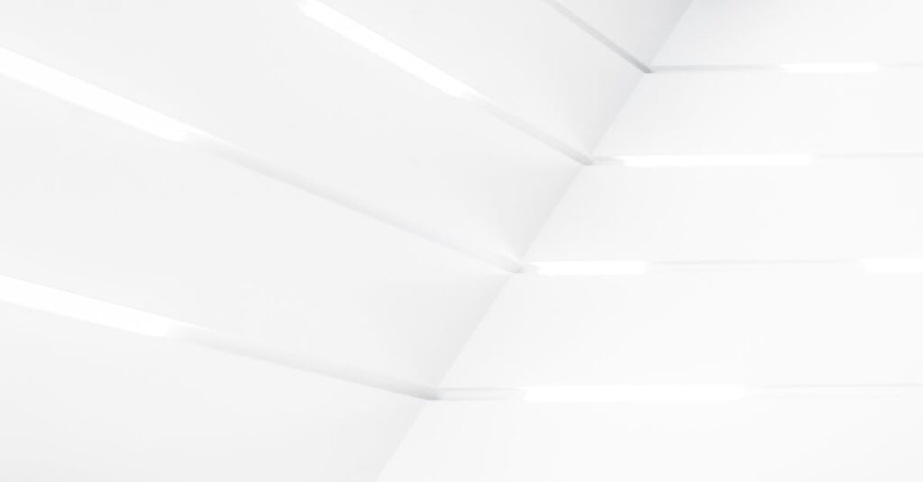 Clean white abstract architecture with sharp lines and modern style.